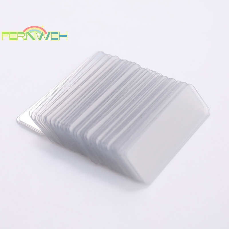 Hộp 60 Băng Keo Hai Mặt Hình Vuông Siêu Dính Chống Thấm Nước Trong Suốt