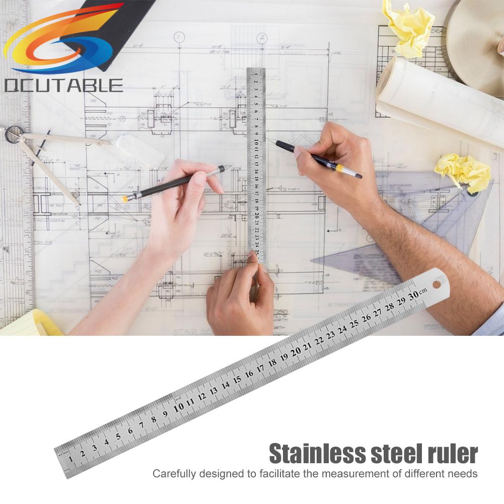 Thước Đo Hai Mặt Bằng Thép Không Gỉ