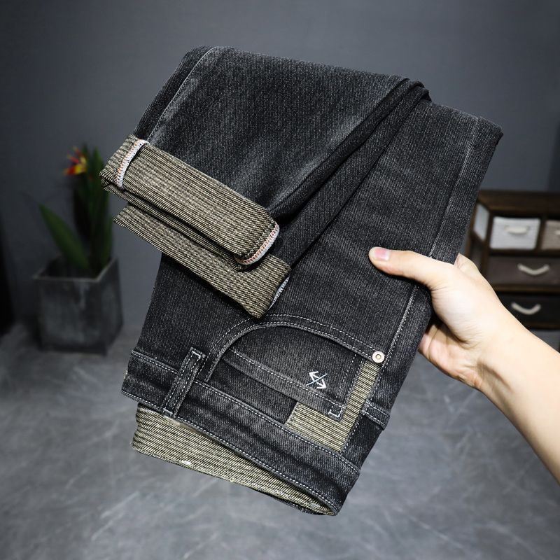 Quần jeans Lưng Vừa Thêu Họa Tiết Thời Trang Cho Nam