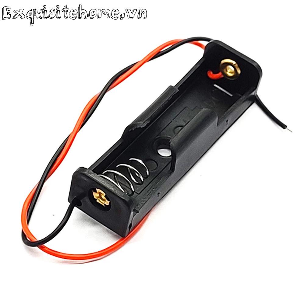 Hộp Nhựa Màu Đen Đựng Pin 18650 18650 3.7v 1 / 2 / 3 Ô