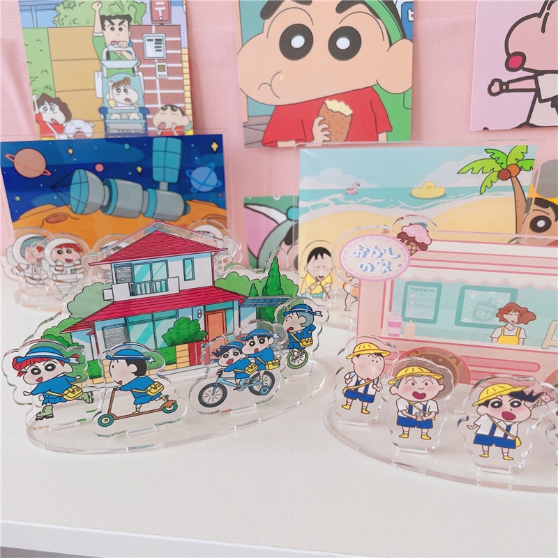 Bảng Vẽ Trang Trí Bằng acrylic Hình Cậu Bé Bút Chì shin-chan Dễ Thương