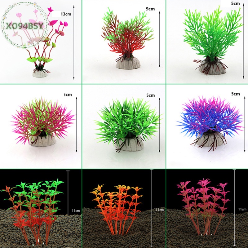 Xo94bsy Cây Cỏ Giả Dùng Trang Trí Bể Cá vn