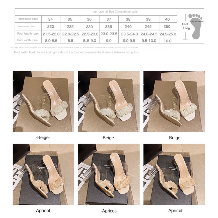Sandal Cao Gót Thiết Kế Mới Thời Trang Mùa Hè Theo Phong Cách Hàn Quốc Cho Nữ