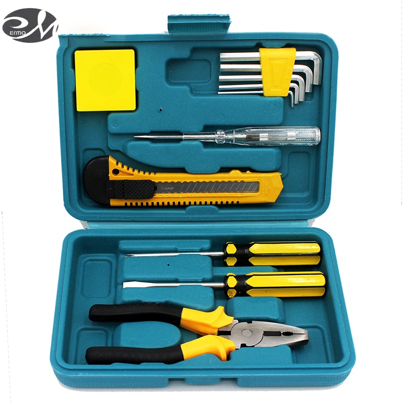 Bộ dụng cụ sửa chữa điện ERMO 12 món tiện dụng cho gia đình