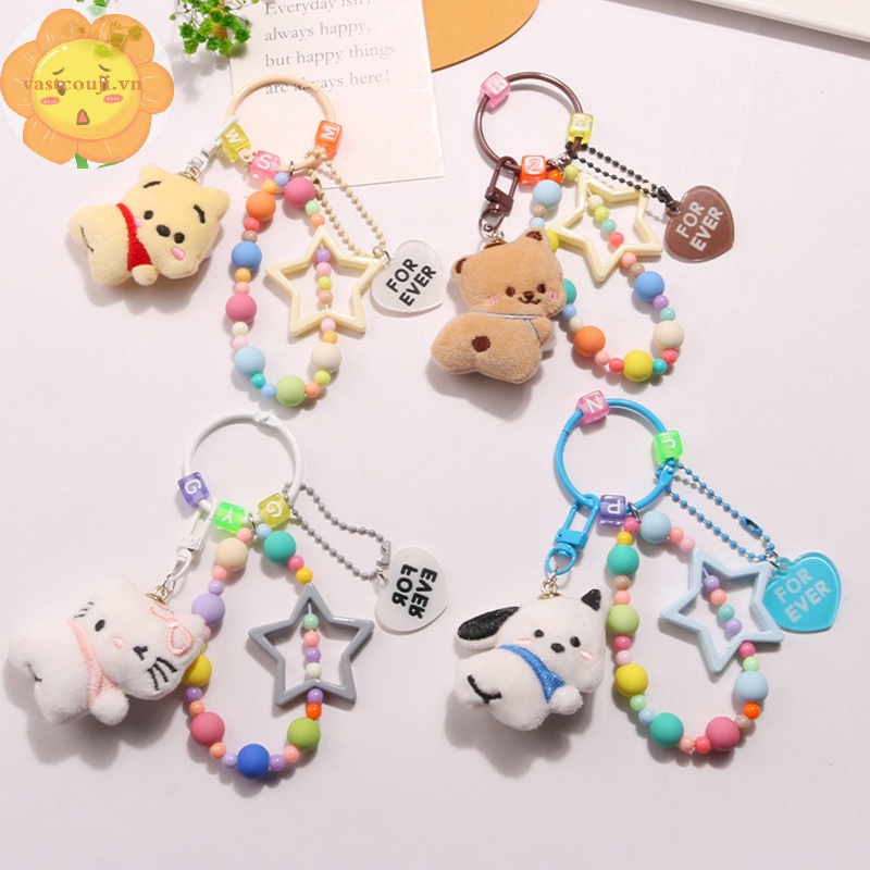 Vastji sanrio Móc Điện Thoại / Chìa Khóa / Móc Khóa Chống Thất Lạc Hình anime Nhồi Bông Dễ Thương vn