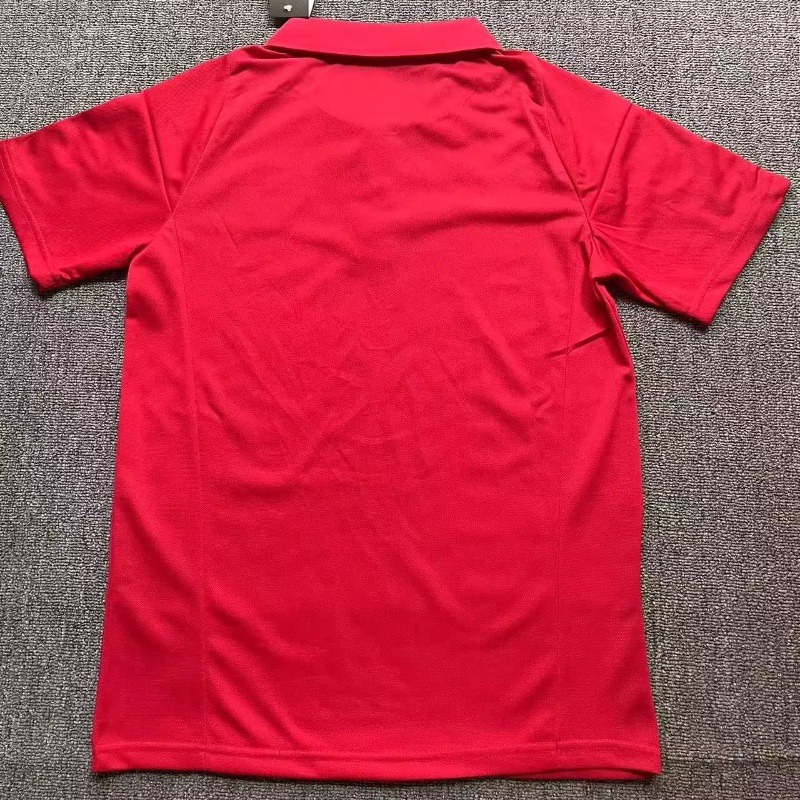 Áo Thun polo Tay Ngắn Nhanh Khô Size s-Xl 23 / 24 Màu Đỏ Thời Trang Cao Cấp Cho Nam