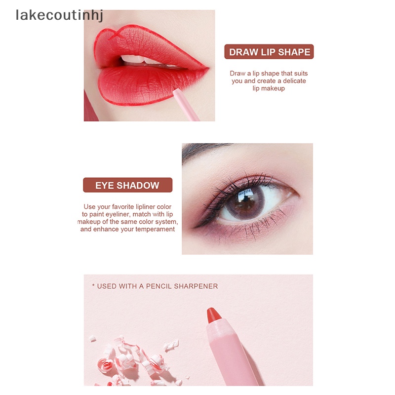 Lu Bút Chì Kẻ Viền Môi Lì Màu Gợi Cảm Chống Nước Lâu Trôi Không Dính Cốc