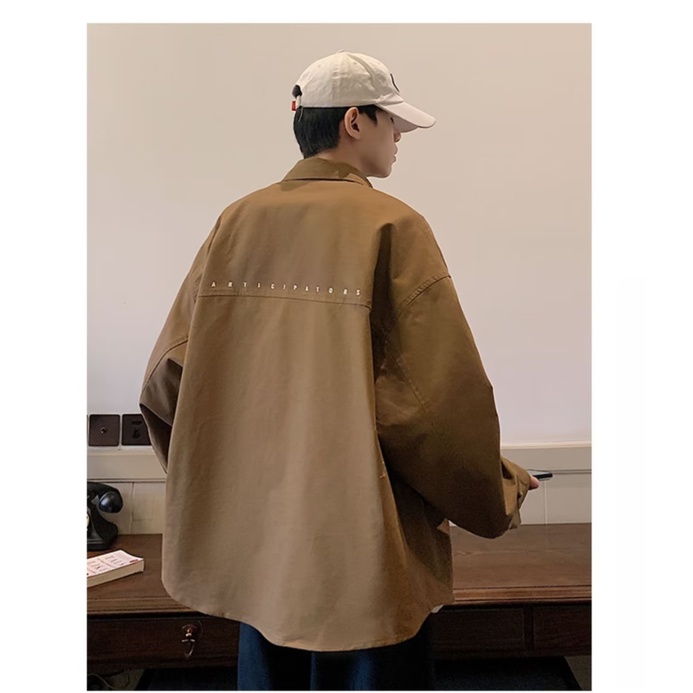 Áo Sơ Mi Tay Dài Dáng Rộng plus size m-8xl Phong Cách Hàn Quốc Cao Cấp Cho Nam