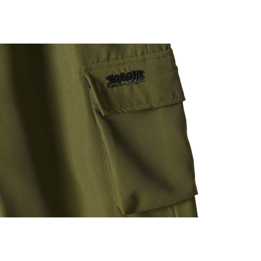 Quần ống rộng Phối Túi plus size m-8xl vintage Cho Nam