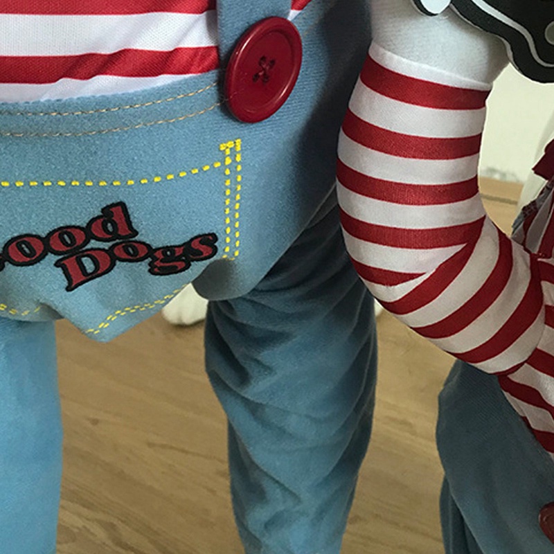 Bộ Đồ Hóa Trang Chú Chó chucky Đáng Sợ Dịp halloween