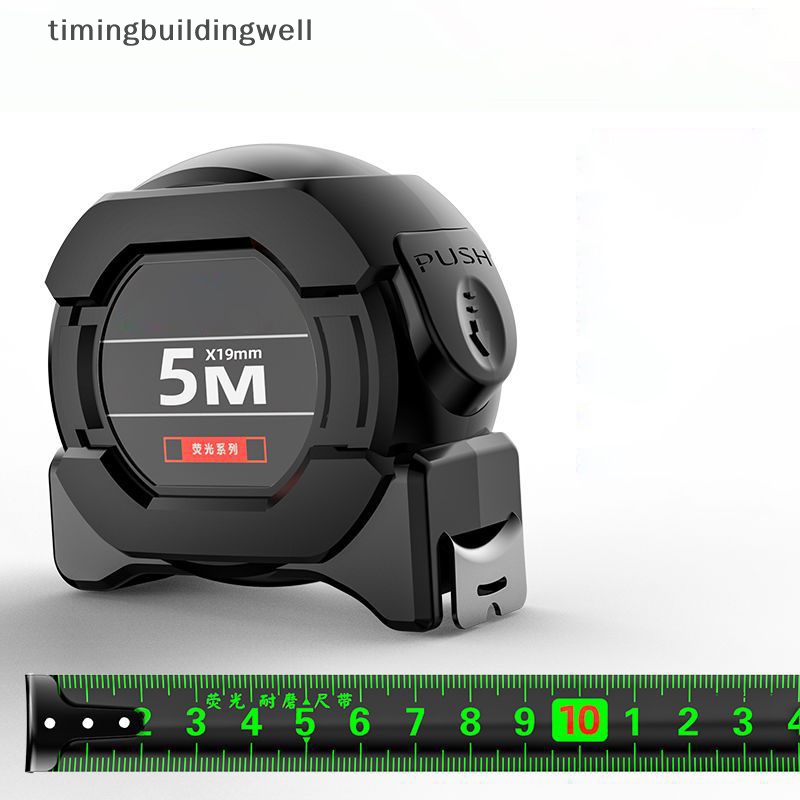 Twvn Thước Dây Bằng Thép Đo Tự Động Dạ Quang 5-10m