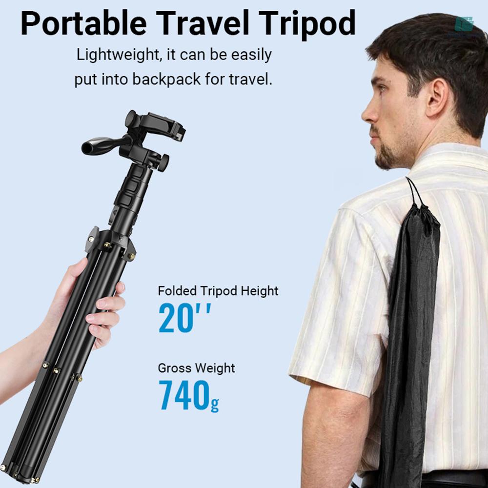 Apexel Gậy selfie Ba Chân 180cm / 70in Bằng Hợp Kim Nhôm Với Điều Khiển Từ Xa Thay Thế Cho Điện Thoại iphone / camera vlog selfie Nhóm takin Come-9.13