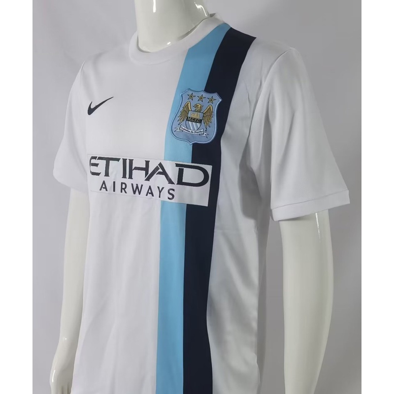 Áo Thun Thể Thao Tay Ngắn Nhanh Khô In Chữ manchester city 2k Mùa Giải 13-14 Phong Cách retro Size s-Xl