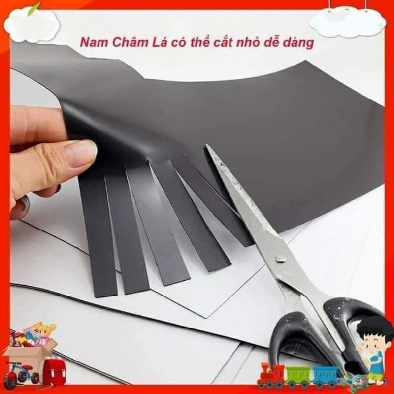 Nam châm lá (A4) có sẵn keo dán
