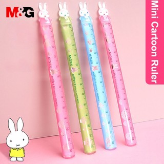 1 thước kẻ hoạt hình mini 12cm frl96013 cho bé