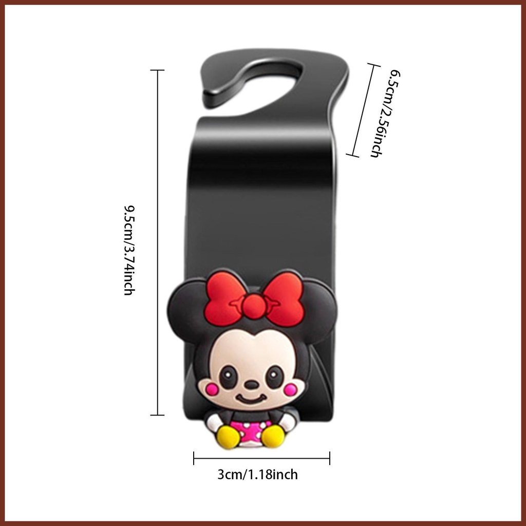 Móc Treo Túi Xách / Ví Đựng Đồ Dùng Gắn Đầu Xe Hơi Vô Hình Tiện Dụng