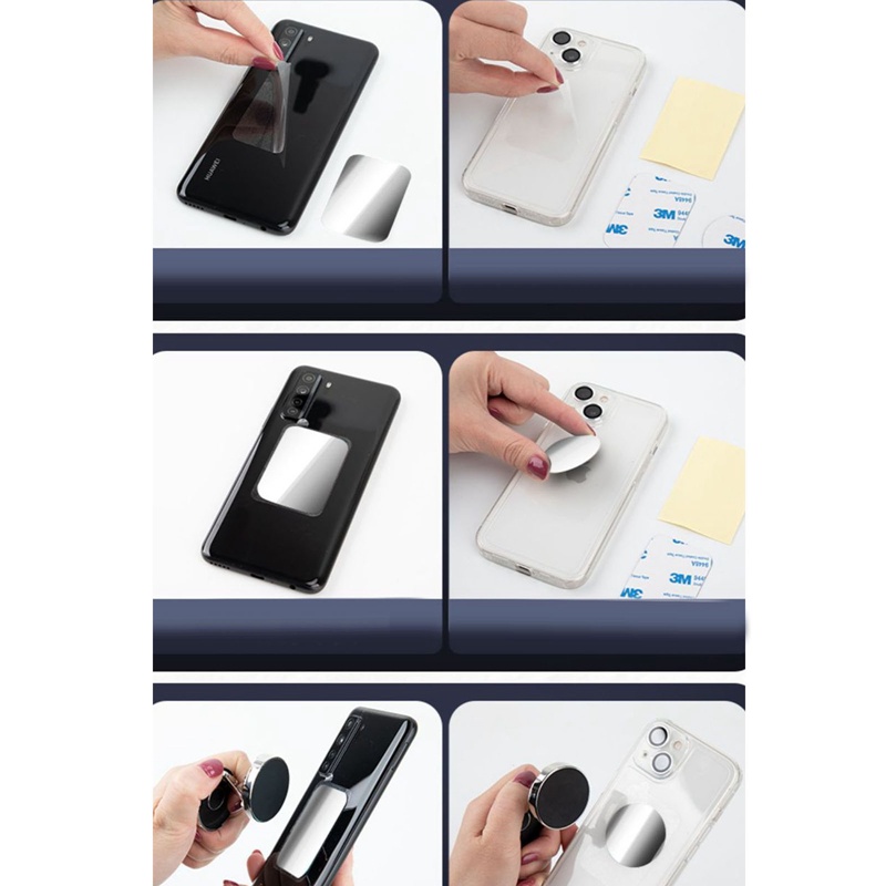 Giá Đỡ Điện Thoại Nam Châm Xoay 360 Độ Trên Xe Hơi