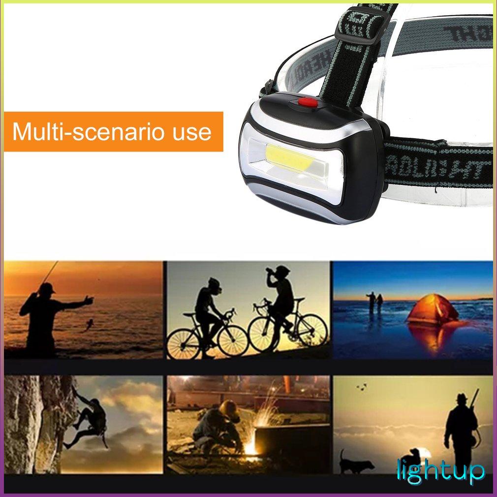 2000Lm Led Headlamp Headlight Flashlight Head Light Lamp Cob Torch