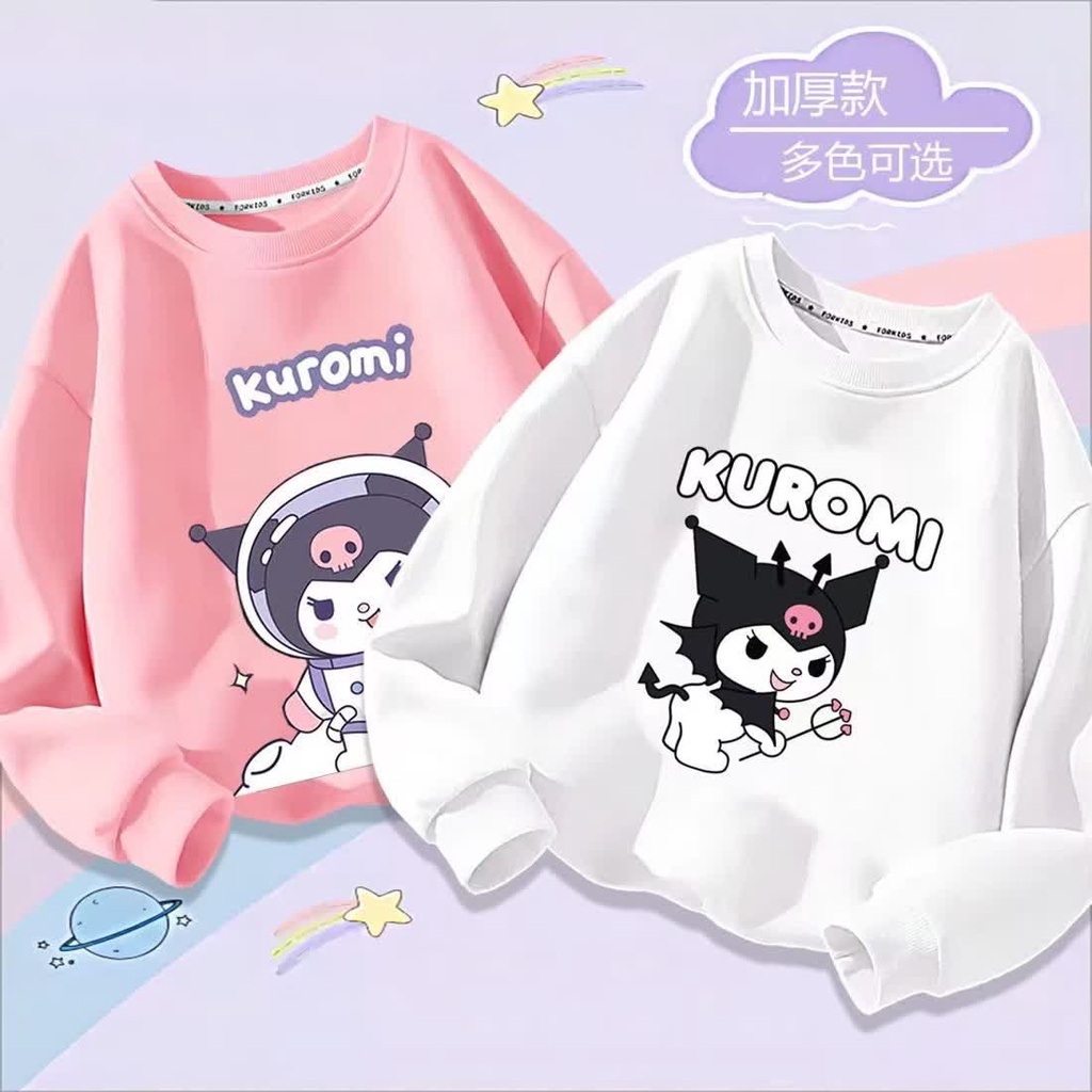 Áo Sweater Mỏng Tay Dài In Họa Tiết Hoạt Hình Phong Cách Thời Trang Thu Đông 2023 Cho Bé Gái