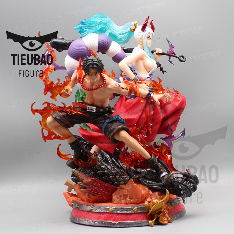 Mô hình Ace ft Yamato siêu đẹp - mô hình one piece SẴN HÀNG