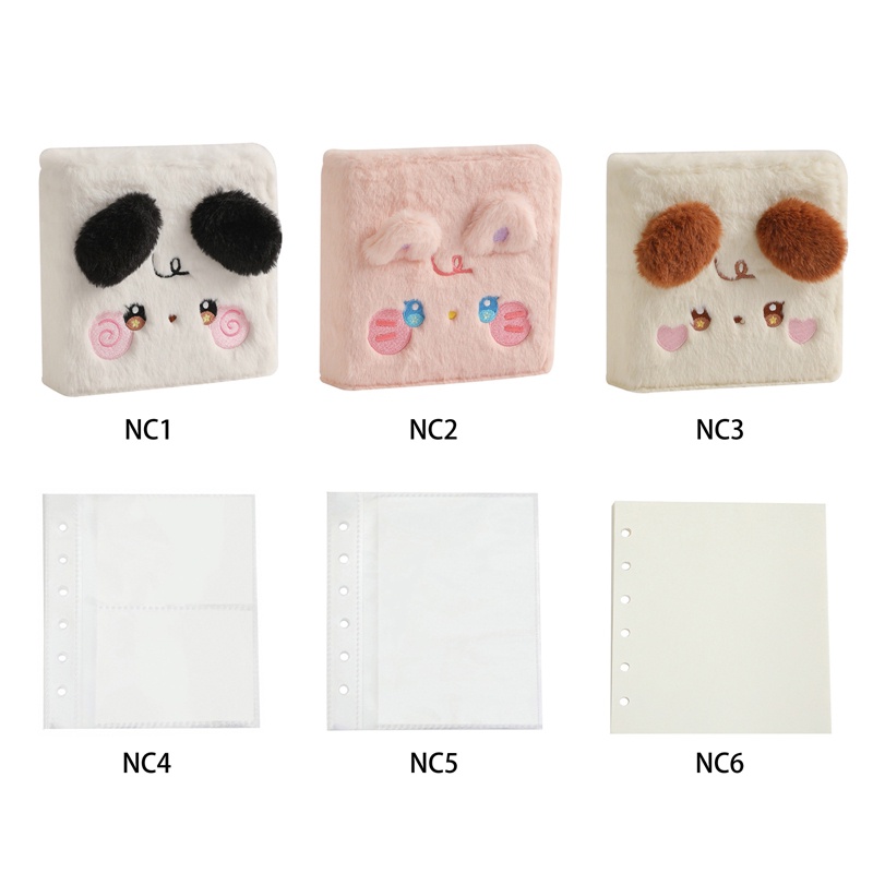 Album Ảnh Khổ a7 3inch 5inch polaroid Hình Cún Nhồi Bông Xinh Xắn