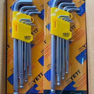 Bộ lục giác đầu bi 9 món Yeti dụng cụ sửa chữa đa năng