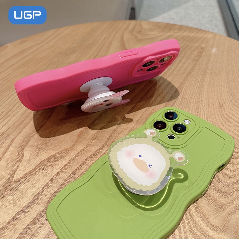 Ốp Điện Thoại Silicon Có Giá Đỡ Hình Trái Bơ Cho iphone 7 7 plus 8 8plus xs xr 11 12 13 14 pro plus promax