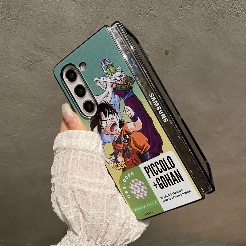 Ốp Điện Thoại Cứng Mặt Nhám Chống Sốc Hình goku shin-chan Cho samsung galaxy z fold 2 fold 3 5g z fold 4 fold5