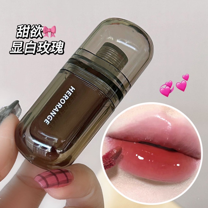 Son Bóng Màu Đen Dưỡng Ẩm Lâu Trôi Tự Nhiên