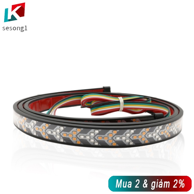 Đèn led Tín Hiệu 1.5m Hình Xương Cá Gắn Đuôi Xe Tải