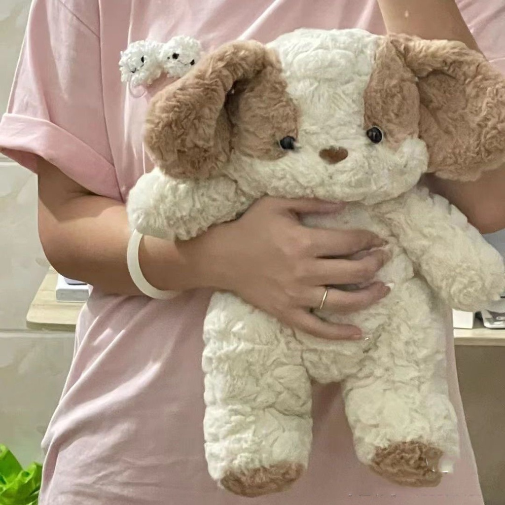 Thú Nhồi Bông Hình Chú Chó Dễ Thương Dùng Làm Quà Tặng Sinh Nhật Cho Bé