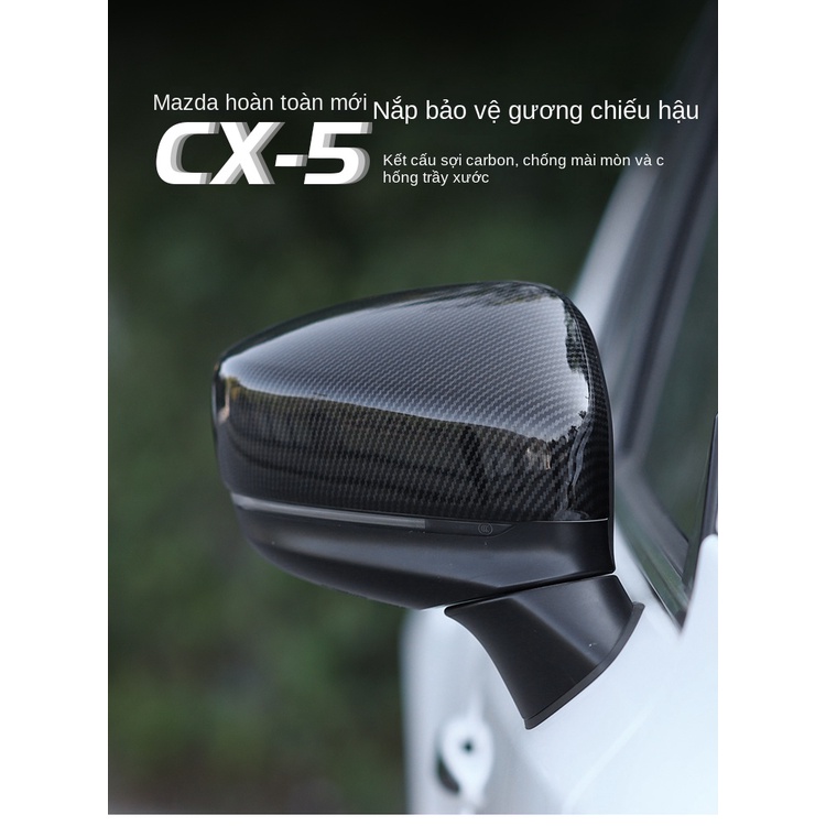 Mazda cx5 Mazda Ốp Gương Chiếu Hậu Họa Tiết Sợi carbon Cho mazda cx5 cx5 cx5 17-23 new cx-5