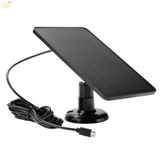 【VARSTR】Solar Panel Black Monocrystalline Silicon USB-C Connector Weatherproof White