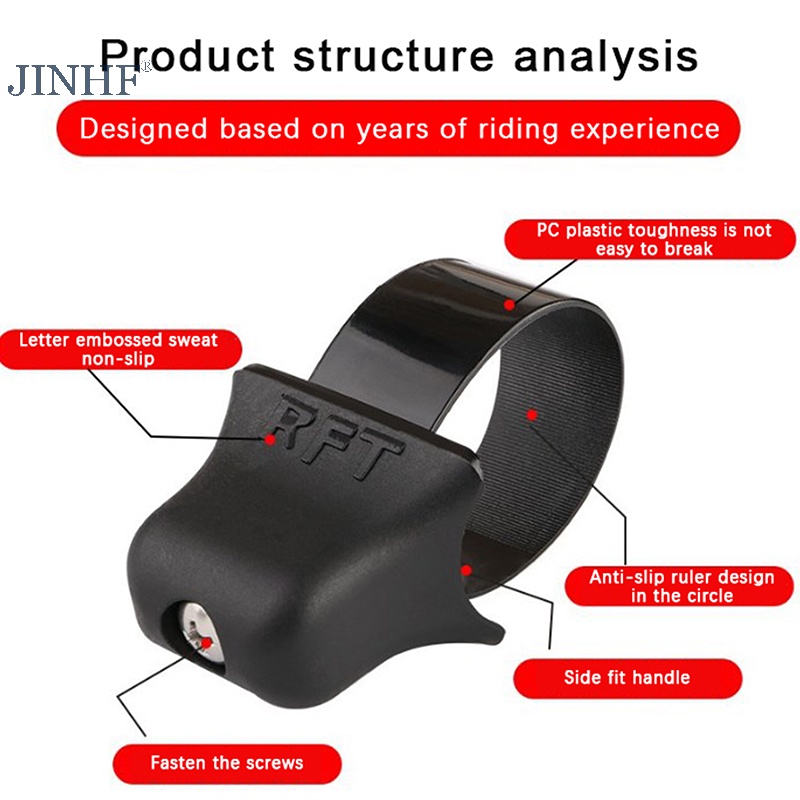 Jinhf Giá Đỡ Cổ Tay Ga Xe Máy Không Trượt 34mm