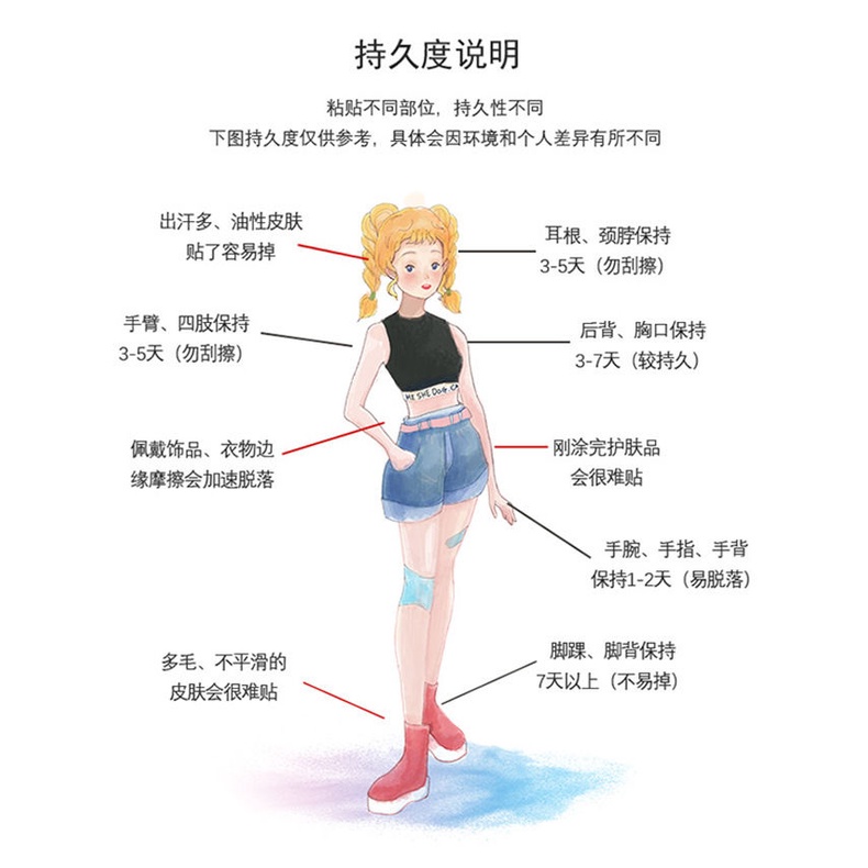 Miếng Dán Hình Xăm Hoạt Hình Dễ Thương Chống Nước Trang Trí halloween Cho Trẻ Em