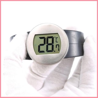 [hot]Digital LCD Red Wine Bottle Thermometer Auto Wine Temperature Meter Watch