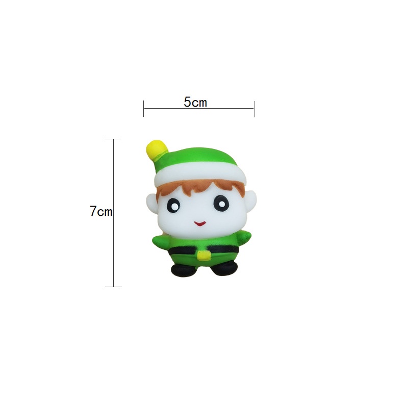 1 Đồ Chơi Squishy Hình Ông Già Noel Giúp Giảm Căng Thẳng