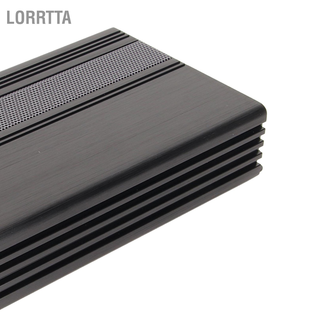 Lorrtta Bộ khuếch đại ô tô 4CH Class AB 400W 4 Ohms công suất 12V có thể kết nối cho loa Loa siêu trầm