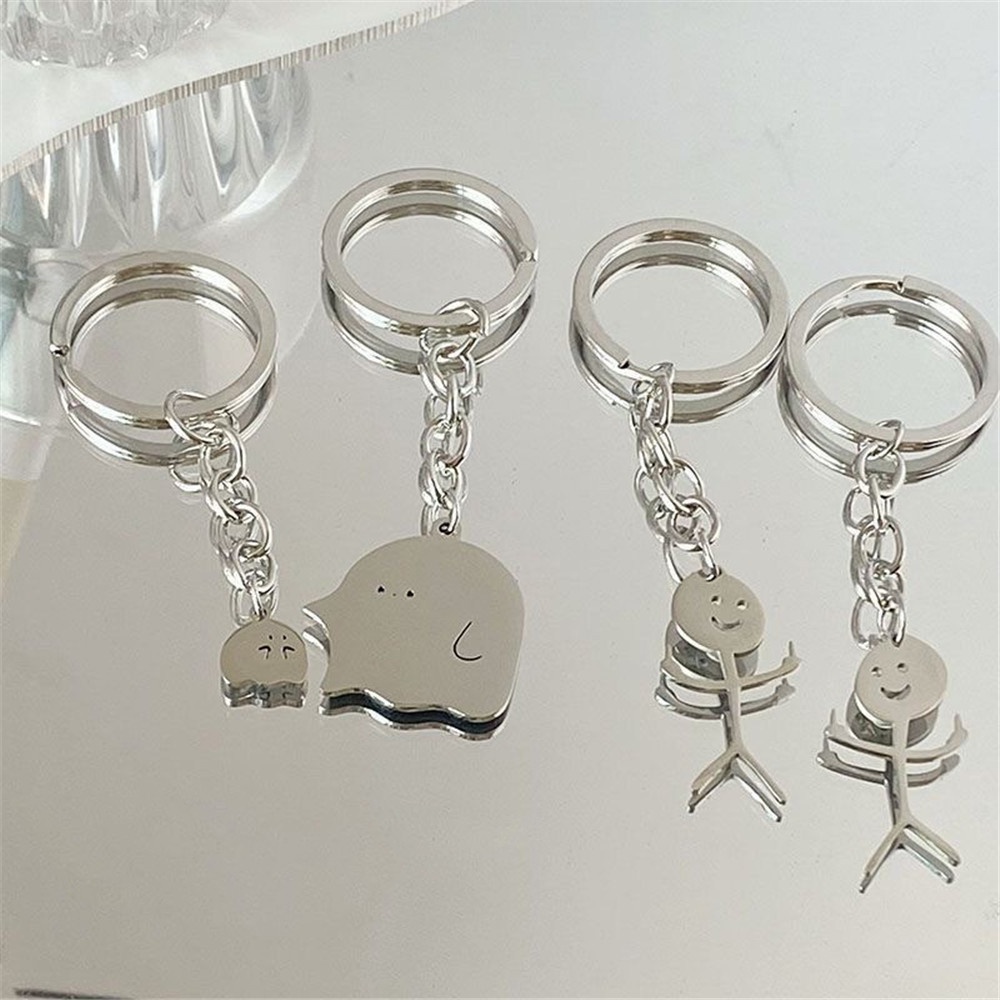 Móc Khóa Hoạt Hình Dính Túi Xách Cá Tính Vui Nhộn Cho Nam Và Nữ