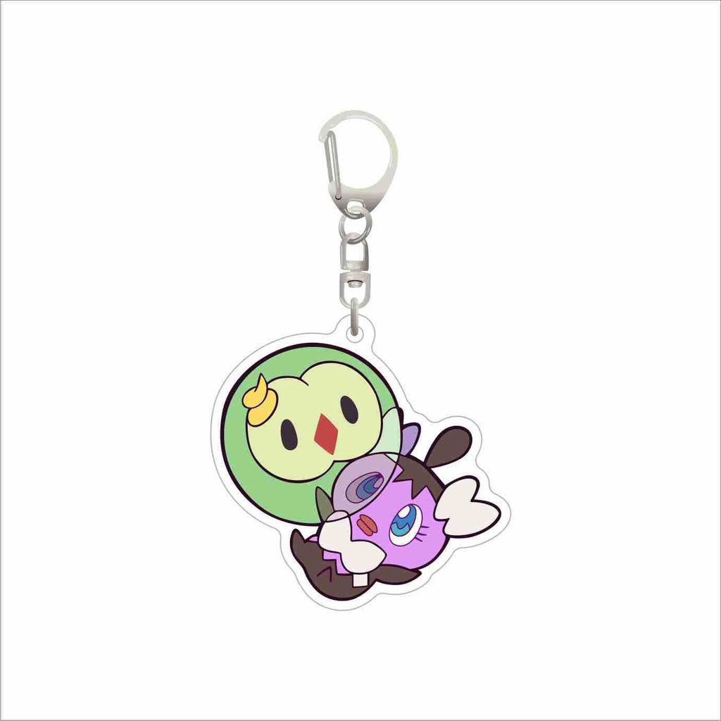 Pokémon Pokémon Acrylic Móc khóa Mặt dây chuyền ngoại vi Huy hiệu Trâm cài