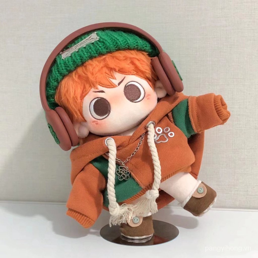 Bộ Áo Liền Quần Bằng Vải Bông cotton 20cm Cho Búp Bê rz9c