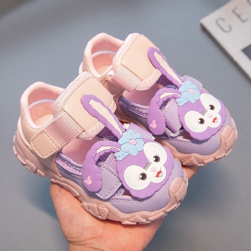 C-FOOT Giày Thể Thao Khoét Lỗ Thoáng Khí Thoải Mái Thiết Kế Hình Gấu Dâu Tây Hợp Thời Trang Cho Nữ