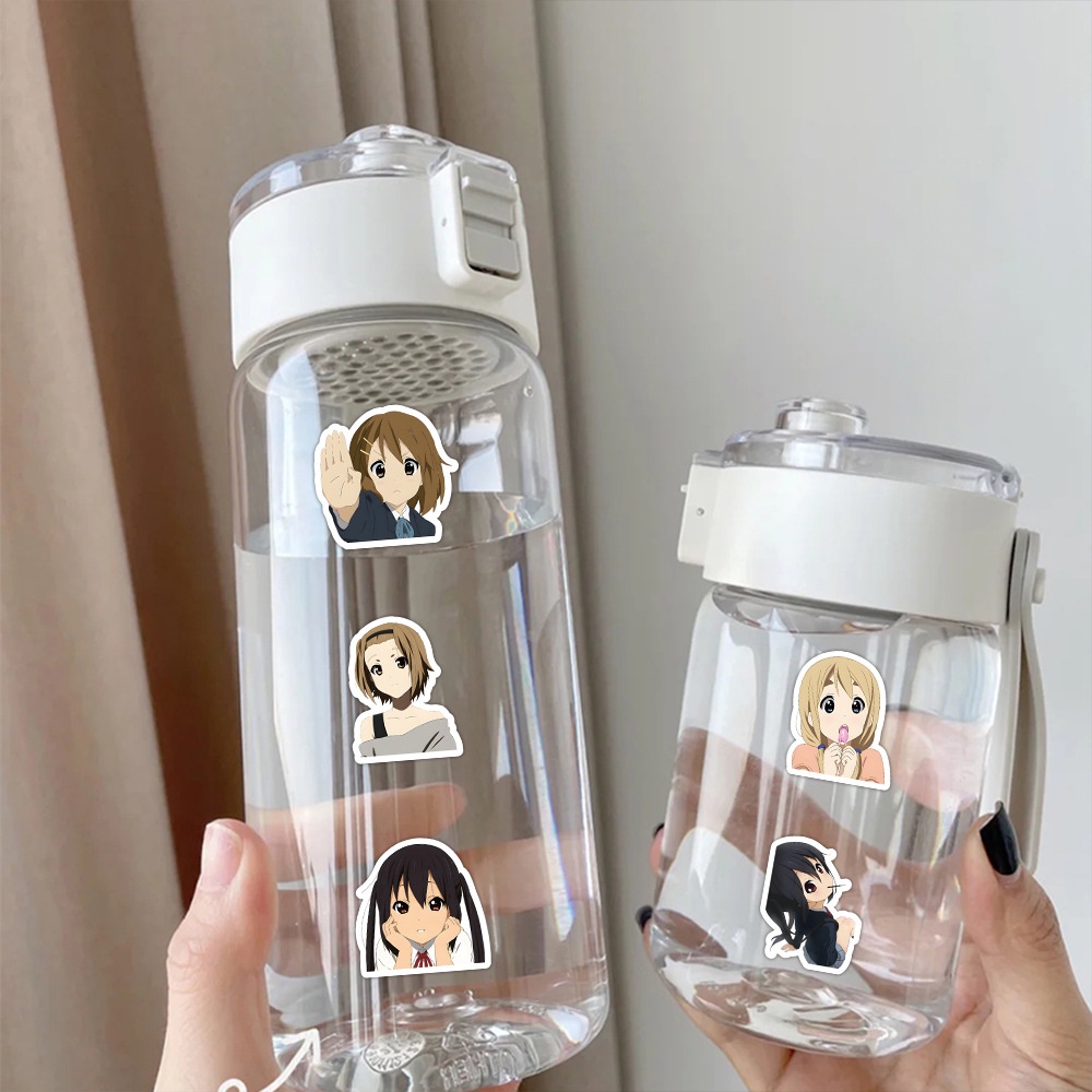 Bộ 100 / 100 Nhân Vật Hoạt Hình anime k-on!Dễ Thương Túi Đựng Bút Họa Tiết graffiti Trang Trí Mũ Bảo Hiểm / Xe Đạp