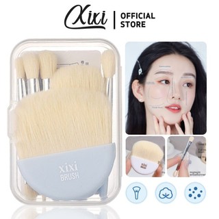 Xixi set 6 Cọ Trang Điểm mini Đa Năng Tiện Dụng
