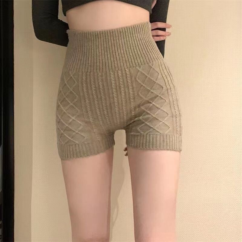 Quần Legging Dày Dặn Màu Xám Thời Trang Chống Chói Giữ Ấm Phong Cách Phương Tây Cho Nữ