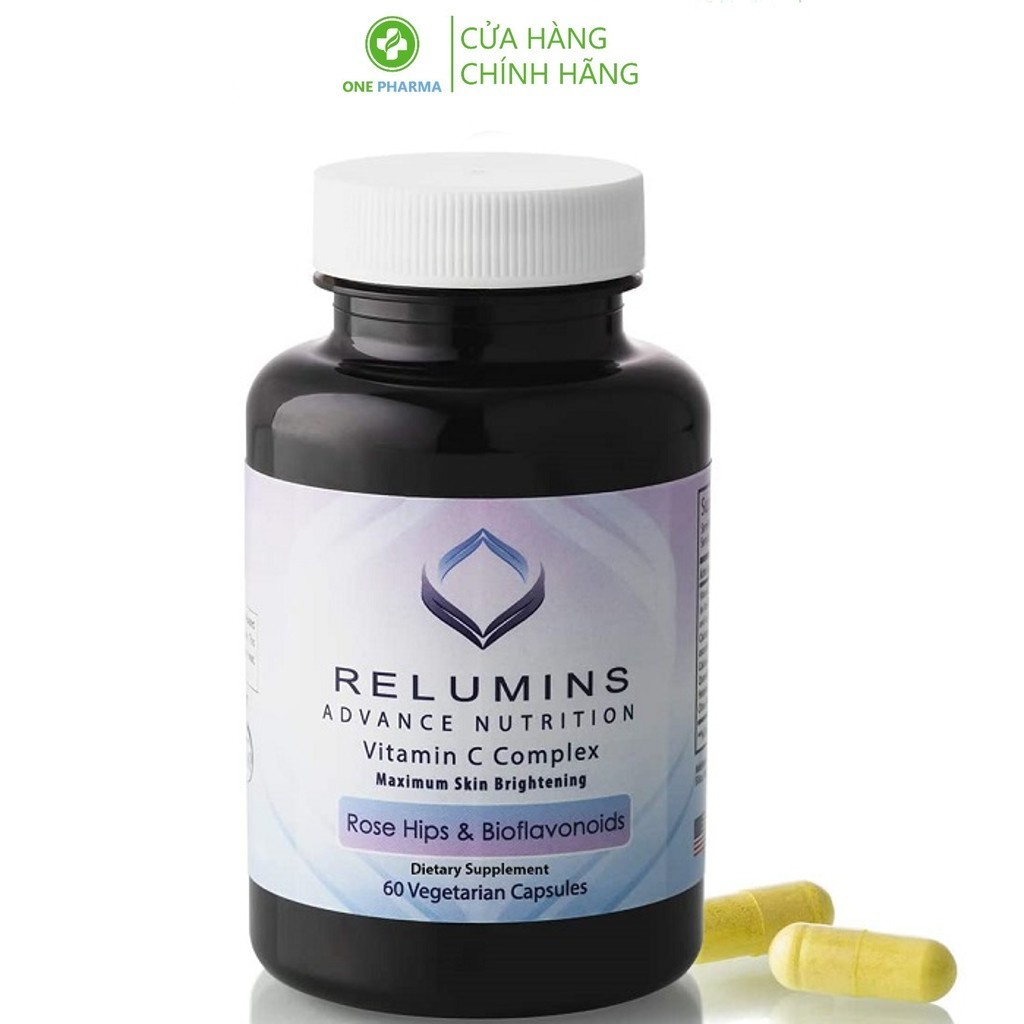 Viên uống trắng da Relumins Pharmekal Advance Vitamin C Complex 180, 60 Viên