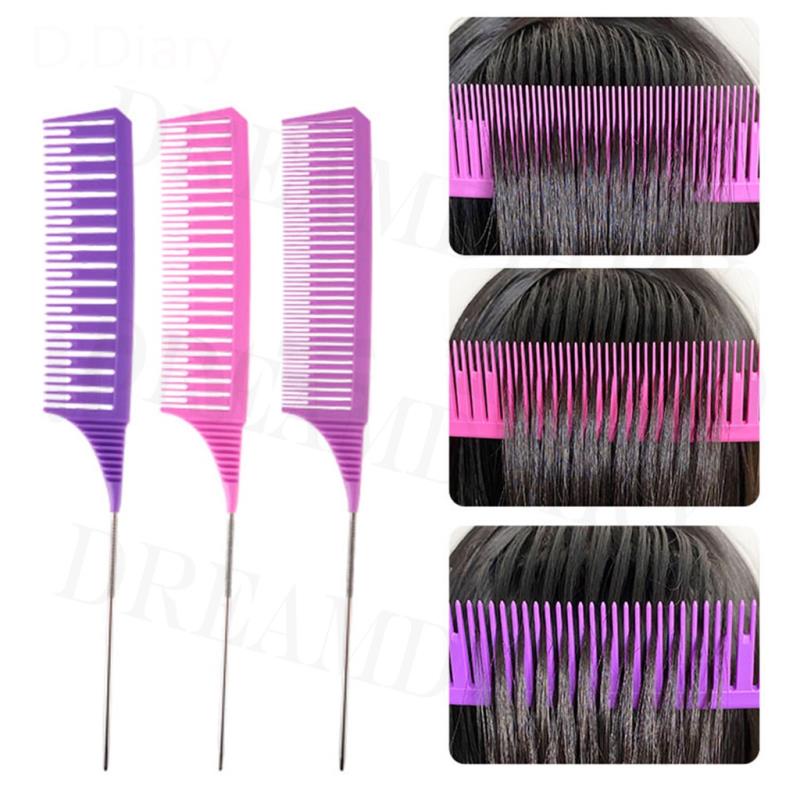 Set 3 Lược Chải Tóc Tạo Kiểu Nhuộm Tóc Highlight
