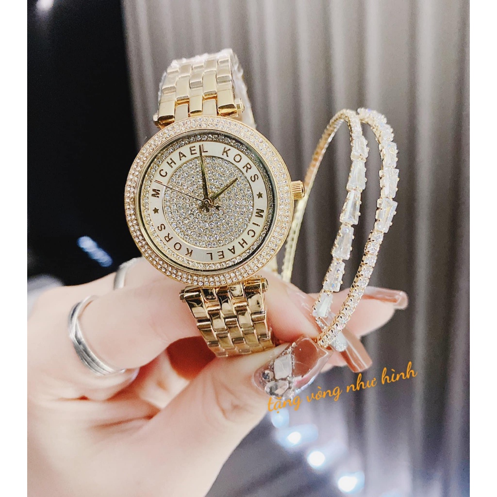 Đồng hồ chính hãng nữ Michael Kors - Máy Quartz pin - Kính khoáng