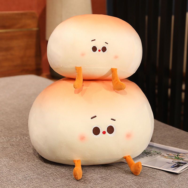Dễ Thương Búp Bê Nhồi Bông Hình Bánh Bao mini Siêu Mềm Cho Bé Gái