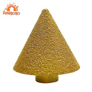 Amagogo Diamond vát Chamfer Bit Cao cấp Hiện có lỗ mở rộng Định hình Cắt tỉa cho máy mài góc Kính